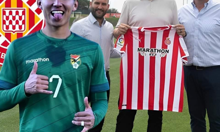 Miguel Terceros, delantero de la Selección Boliviana en la mira del Girona