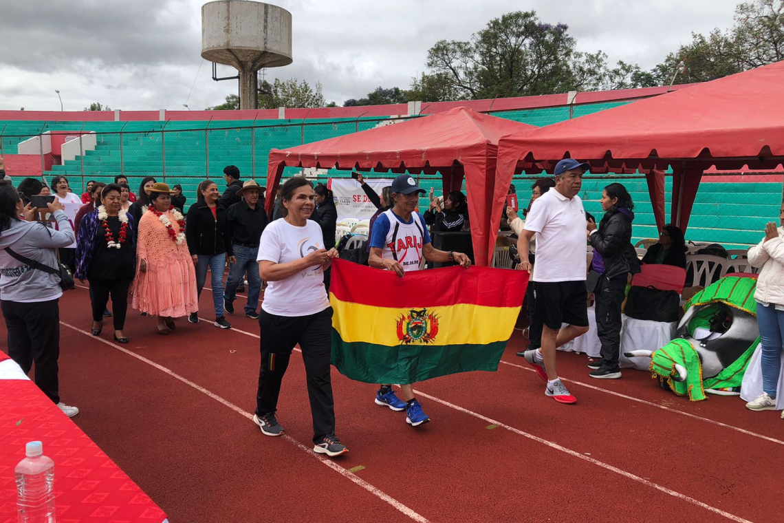 Tarija: se inaugura olimpiada físico que promueve el envejecimiento activo y saludable