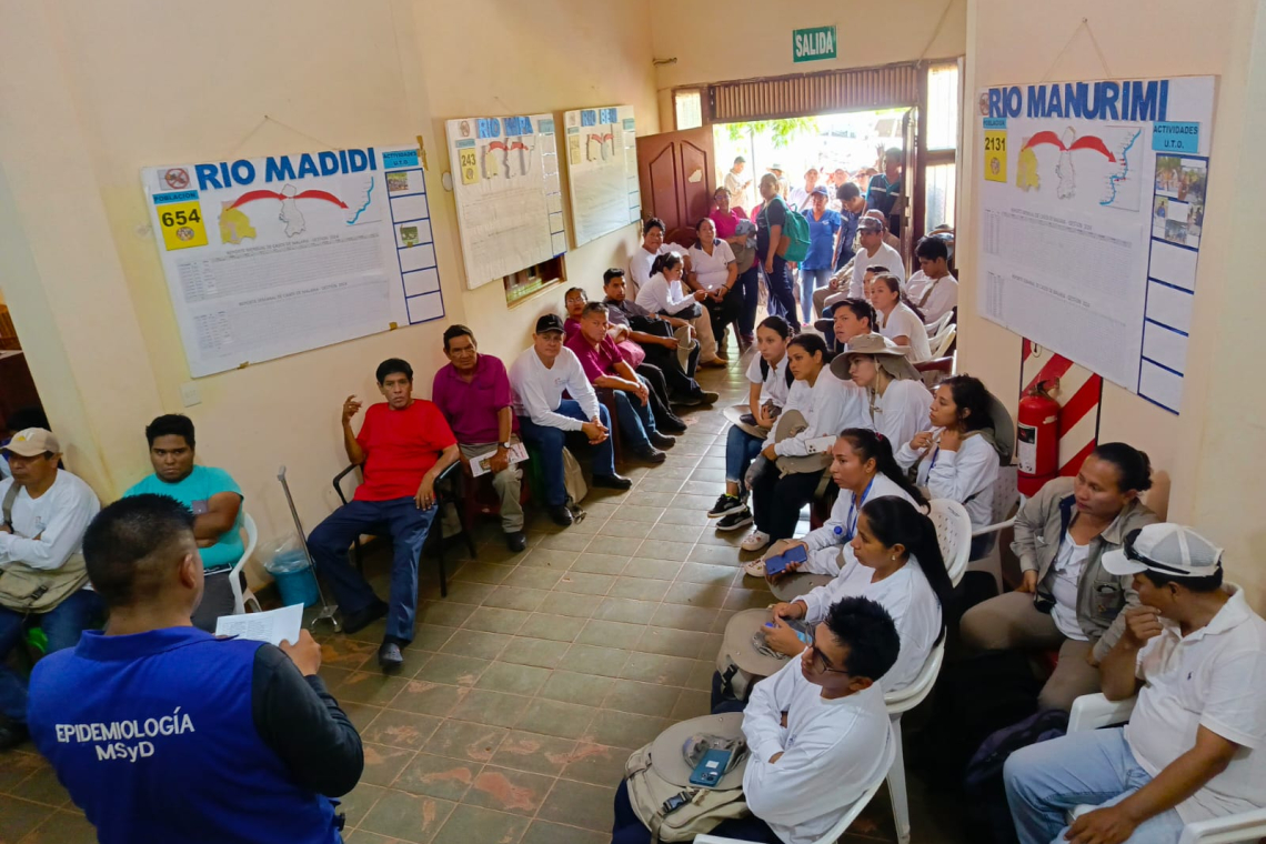 Intervención sanitaria en 12 barrios de Riberalta y prevenir Malaria