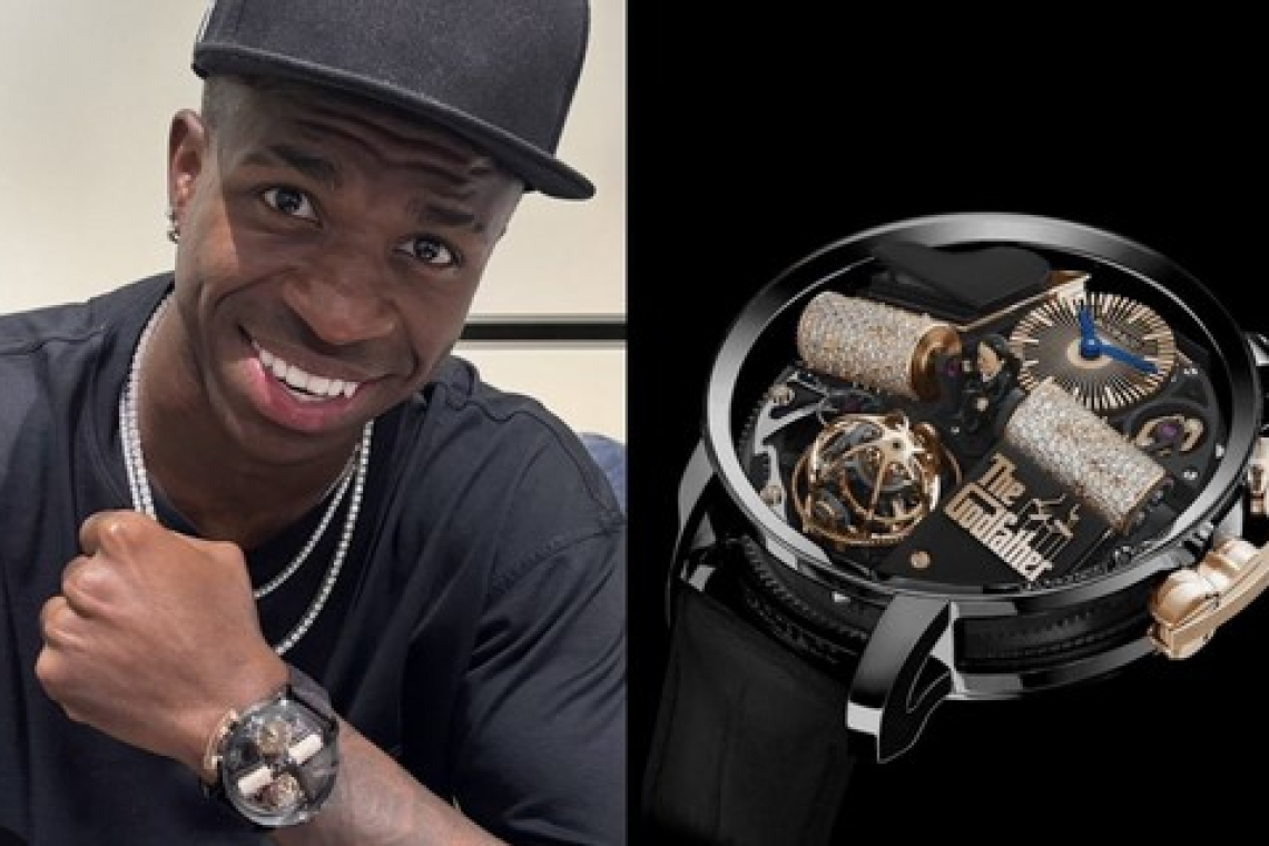 Los detalles del nuevo reloj de Vinicius: música incorporada, solo 50 unidades en el mundo