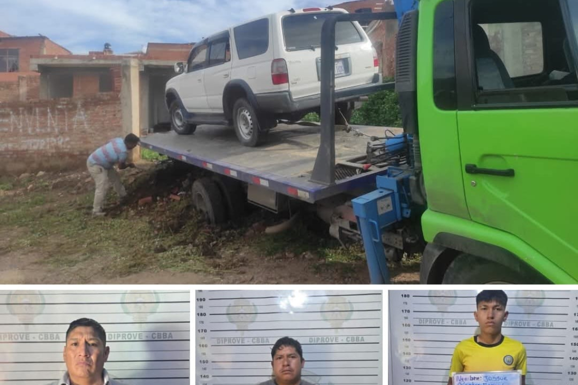 Policía Boliviana desarticula a banda de avezados auteros