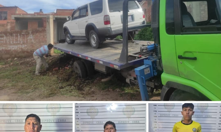 Policía Boliviana desarticula a banda de avezados auteros