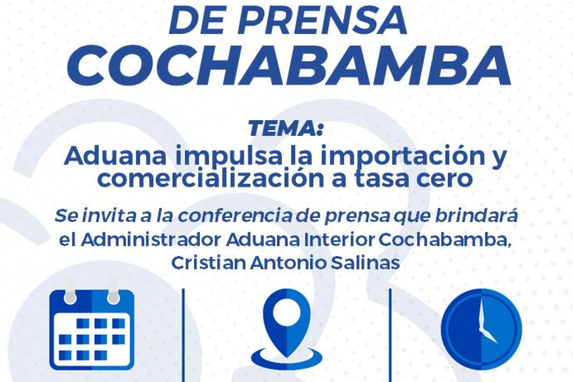 Aduana impulsa la importación y comercialización a tasa cero