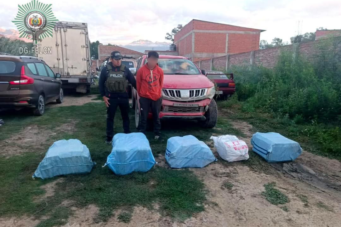 Personal antidroga incauta más de 160 kilos de marihuana