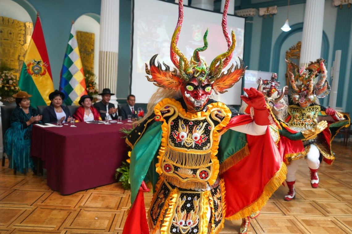 Bolivia celebra el 24 aniversario del reconocimiento del Carnaval de Oruro como Patrimonio de la Humanidad