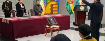 Roberto Ríos asume como ministro de Gobierno