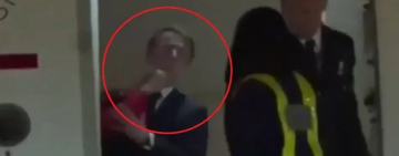 Macron reacciona tras la bofetada que le dio su mujer 