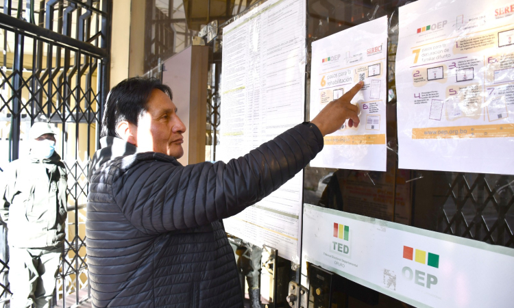 TED Oruro aprueba la rehabilitación de 267 ciudadanos al padrón electoral