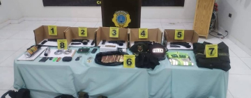 Encarcelan a siete implicados con posesión de armas de fuego
