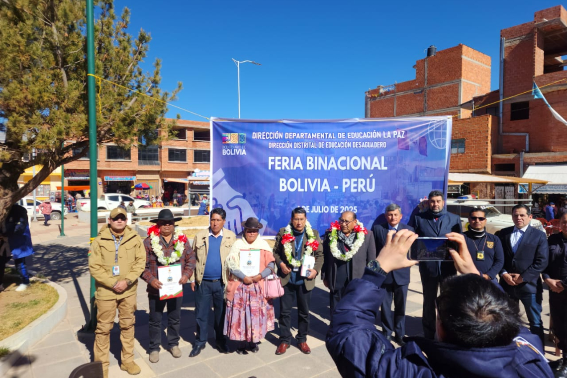En Feria Binacional, Bolivia y Perú ratifican ofensiva contra el contrabando