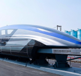 El futuro está aquí: así es el tren chino más rápido del mundo que 'vuela' sobre la vía 