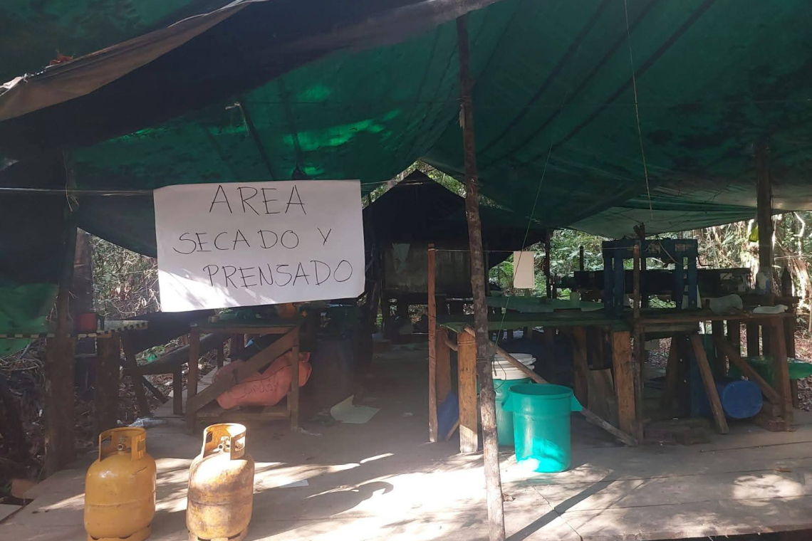 FELCN desmantela laboratorio de clorhidrato en Sindicato Minero Llallagua