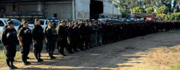 Despliegan operativo policial para desalojar a avasalladores armados en Santa Rita