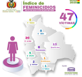 Fiscalía reporta primer caso de Feminicidio en Chuquisaca de 47 en Bolivia