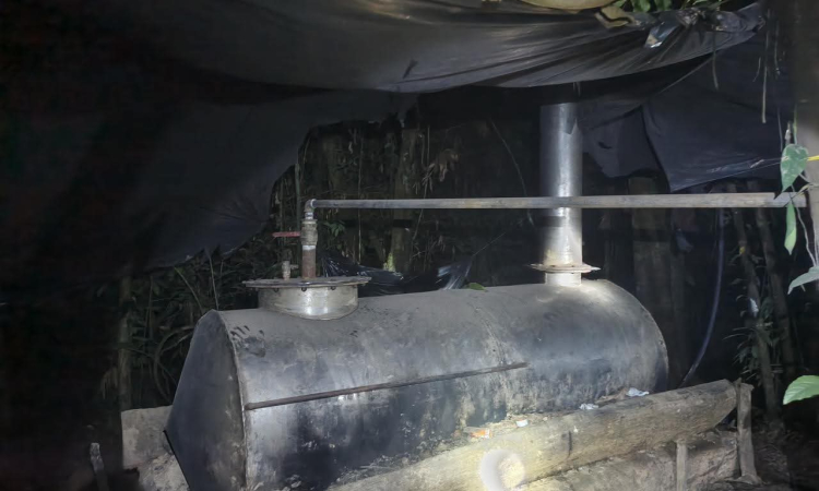 UMOPAR detecta laboratorio de cristalización, hay cuatro implicados