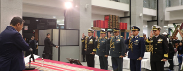 Presidente Arce posesiona al nuevo Alto Mando de las FFAA