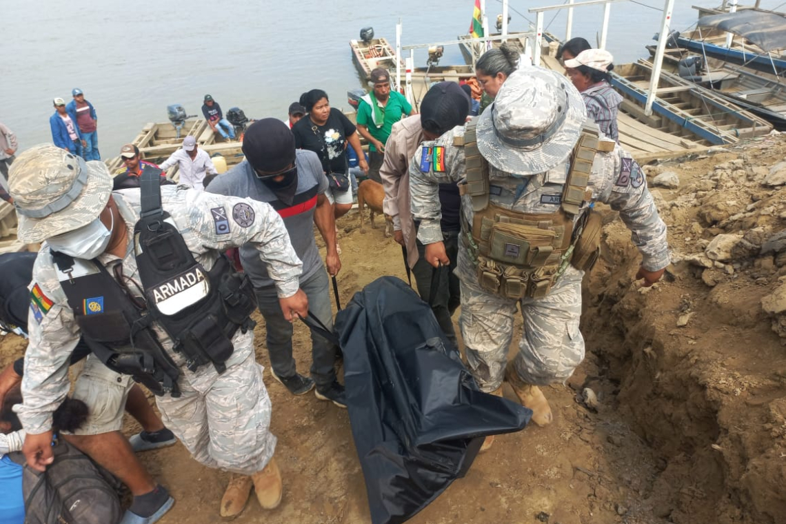 Navales recuperan cuerpo de comunario reportado como desaparecido en Río Mamoré