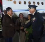 Arce arriba a Colombia para participar de la V Cumbre de Presidentes de los Estados Amazónicos