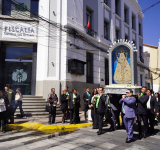 Fiscalía General recibe con fe y devoción la imagen de la Virgen de Guadalupe