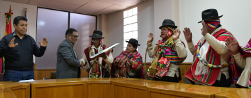 En Oruro entregan personería jurídica a organización indígena con miras a las elecciones subnacionales