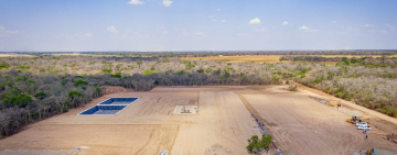 Planchada y camino para acceder al pozo Remanso-X2 de YPFB registra avance del 70%