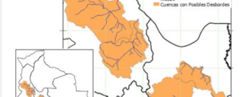 Senamhi emite alerta Naranja por riesgo de desborde de ríos en Cochabamba y La Paz