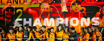 McLaren ganó el Campeonato de Constructores en la Fórmula 1 por segundo año consecutivo a falta de seis fechas