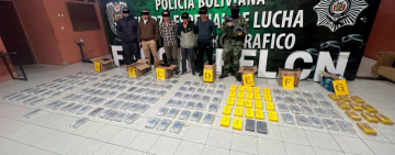 FELCN confisca 181 kilos de sustancias controladas en Santa Cruz