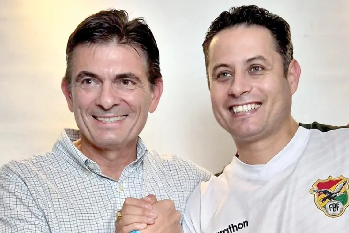 Tensiones previas a la posesión: Analistas alertan distanciamiento entre Rodrigo Paz y Edman Lara