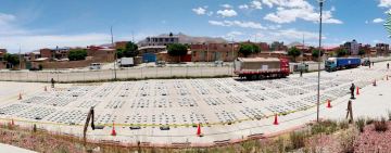 En la lucha antidroga, la FELCN se afecta al ilícito con $us 3.197.695