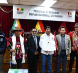 Agrupación ciudadana Oruro Primero logra su personalidad jurídica con miras a las subnacionales de 2026