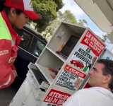 Presidente Paz visita un surtidor de forma sorpresiva y verifica abastecimiento de combustible