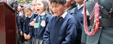 Gobierno, FFAA y Policía conmemoran 180 años del Himno Nacional