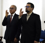 Ministro Zamora posesiona a dos viceministros y a autoridades de ABC, ATT, AEVivienda, Vías Bolivia y Mi Teleférico