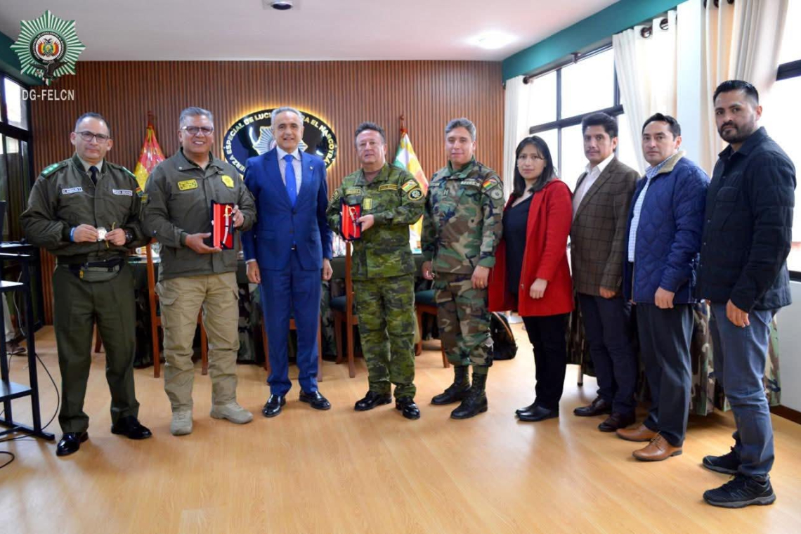 Policía de Bolivia e Italia acuerdan acciones y capacitación de recursos humanos