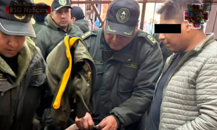 Un policía intenta ingresar en su mochilla cocaína a la cárcel de San Pedro, esta aprehendido