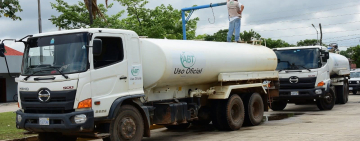 ABT envía cisternas con agua potable para El Torno y Colpa Bélgica, afectados por las inundaciones