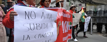 Cocaleros de Bolivia se unen a la Central Obrera en las protestas contra el Decreto 5503