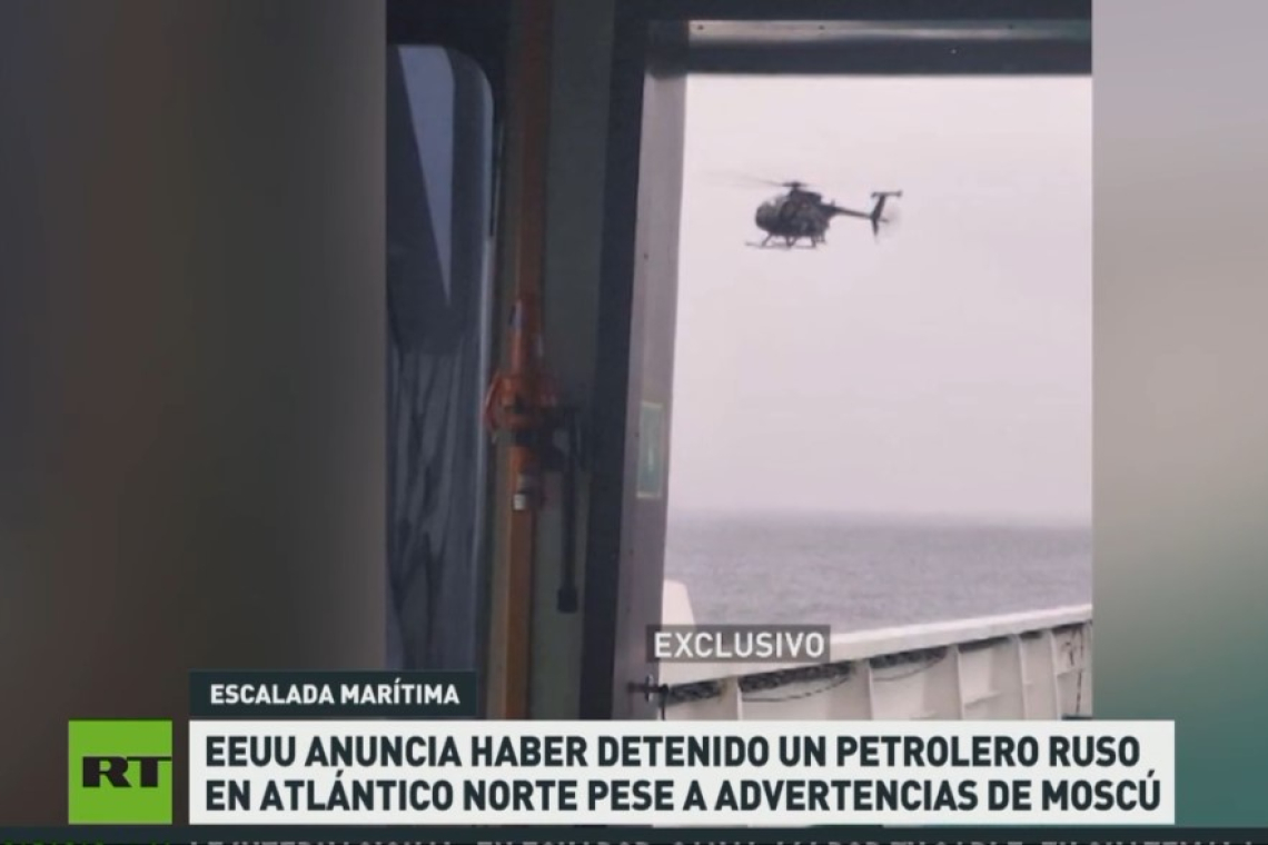 Fuerzas de EE.UU. realizan abordaje a un tanquero ruso en el Atlántico 