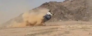 El brutal accidente de Jesús Calleja en el Dakar durante la etapa 5: dio varias vueltas de campana