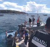 Navales evacua a 214 turistas retenidos en Copacabana, la Armada ratifica compromiso humanitario