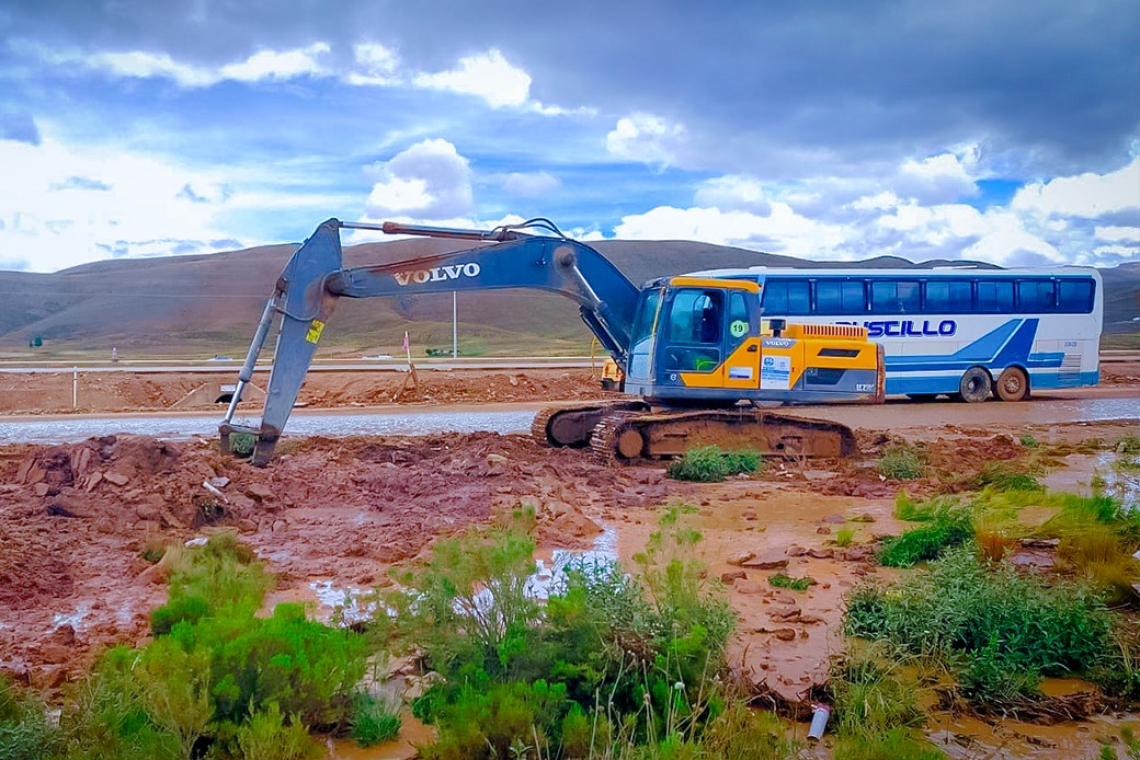Plan lluvias: ABC garantiza transitabilidad en la Red Vial Fundamental con trabajos permanentes