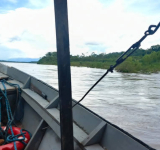 Navales buscan a una persona desaparecida en el Río Beni