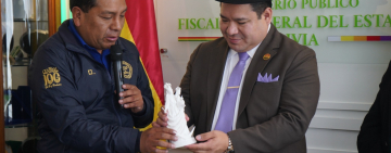 Morenada Central Oruro invita al Fiscal General ser parte del Carnaval 2026