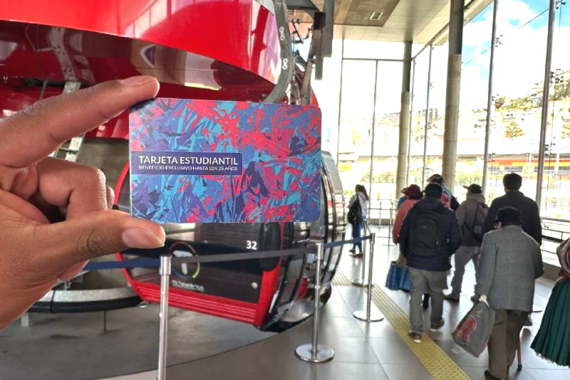 Mi Teleférico proyecta transportar a más de 60.000 estudiantes diarios al inicio de clases
