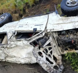 Dos personas mueren en un accidente en el norte de La Paz