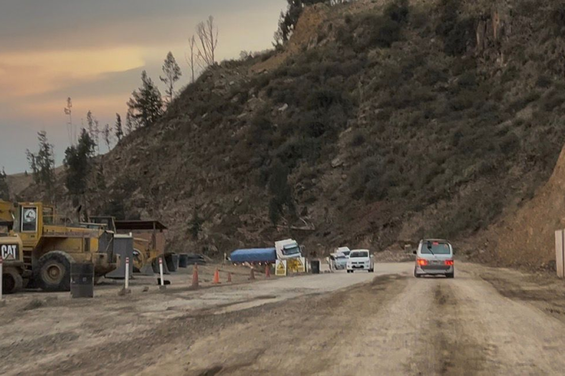 Restricción vehicular regirá de 09:00 a 17:00 en el tramo Llavini – Bombeo