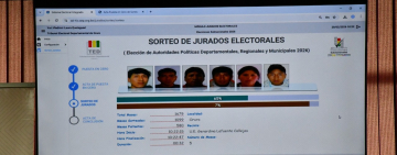 Oruro sortea 10.074 jurados que garantizarán la democracia en las elecciones subnacionales