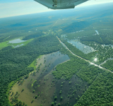 Gobierno vaticina desborde del Río San Julián y activa evaluación aérea