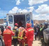 Incendio en taller mecánico de Oruro deja 20 heridos